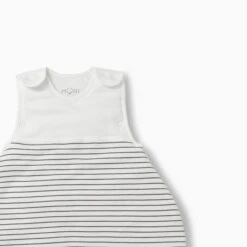 Clever Winter Sleep Sack 2.5 TOG -Baby Clothing Shop organic cotton sleeping bag grey striped detail