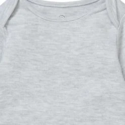Long Sleeve Bodysuit -Baby Clothing Shop personalisation long sleeve bodysuit grey 1
