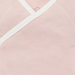 Short Sleeve Kimono Bodysuit -Baby Clothing Shop personalisation short sleeve kimono bodysuit blush stripes