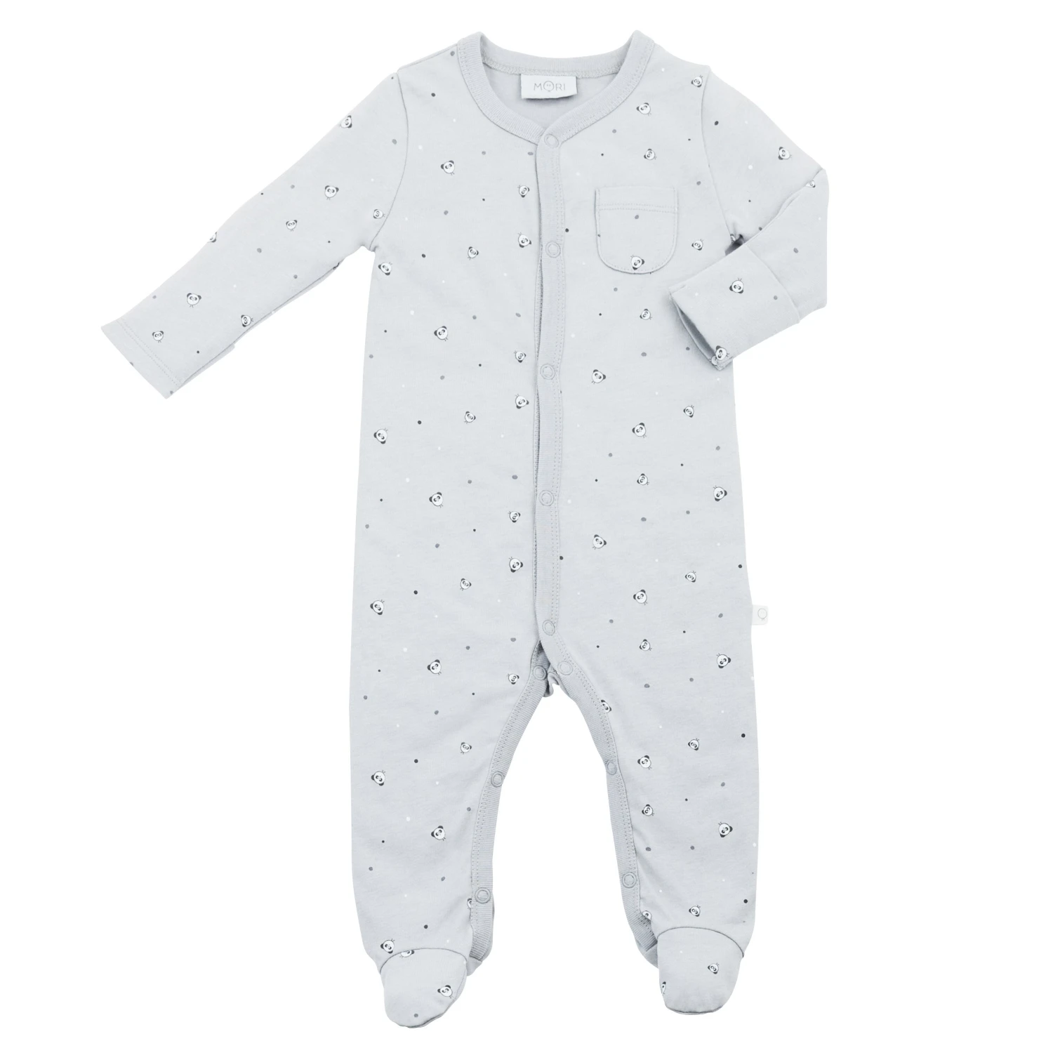 Panda Front Opening Sleepsuit 3 Panda Front Opening Sleepsuit