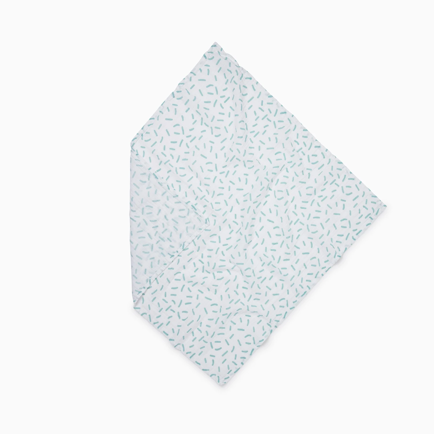 Squiggles Organic Muslin Swaddle 4 Squiggles Organic Muslin Swaddle - Image 2