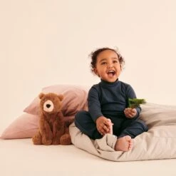 Ribbed Turtleneck Top -Baby Clothing Shop ribbed blue snugsuit and roll neck top navy 216 1