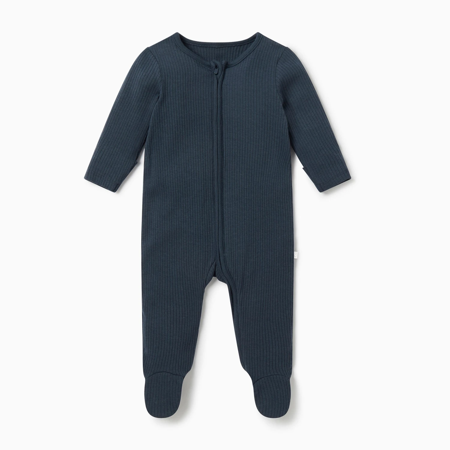 Ribbed Zip-Up Baby Pajamas 9 Ribbed Zip-Up Baby Pajamas - Image 7