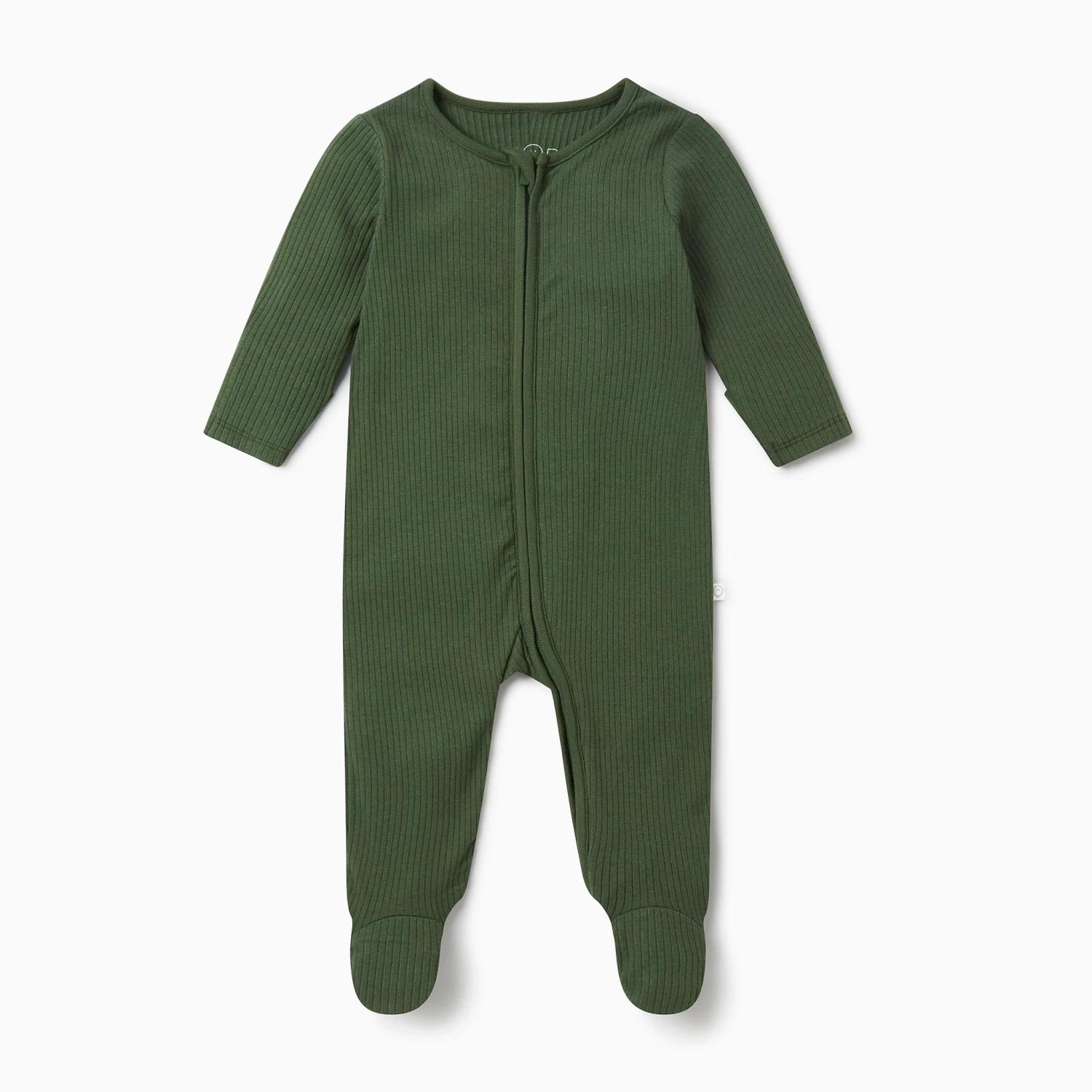 Ribbed Zip-Up Baby Pajamas 5 Ribbed Zip-Up Baby Pajamas - Image 3