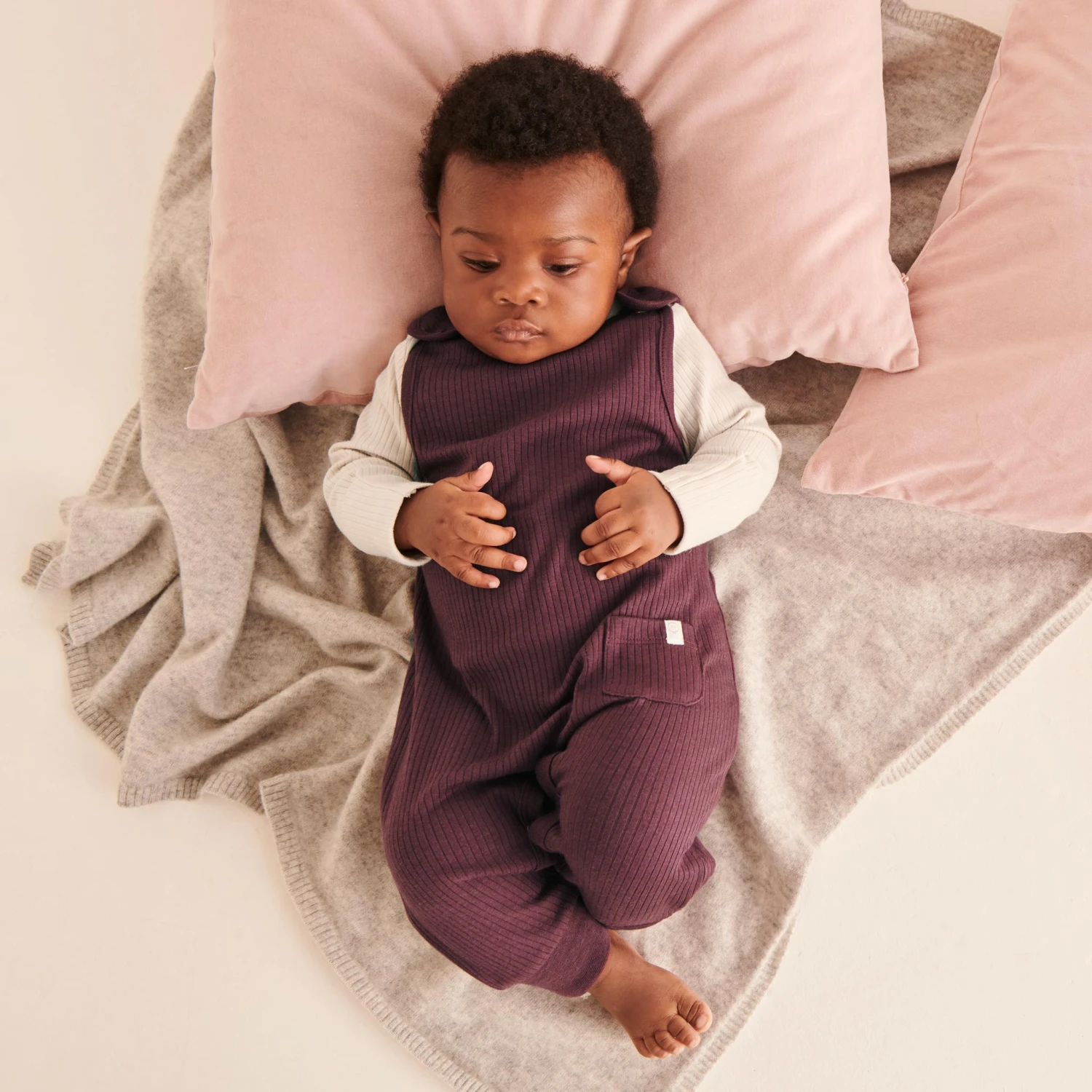 Ribbed Romper & Turtleneck Bodysuit Outfit 5 Ribbed Romper & Turtleneck Bodysuit Outfit - Image 3