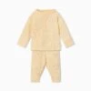 Yellow Ribbed Pajama Set 1 Yellow Ribbed Pajama Set -Baby Clothing Shop ribbed pyjamas set ls yellow 1