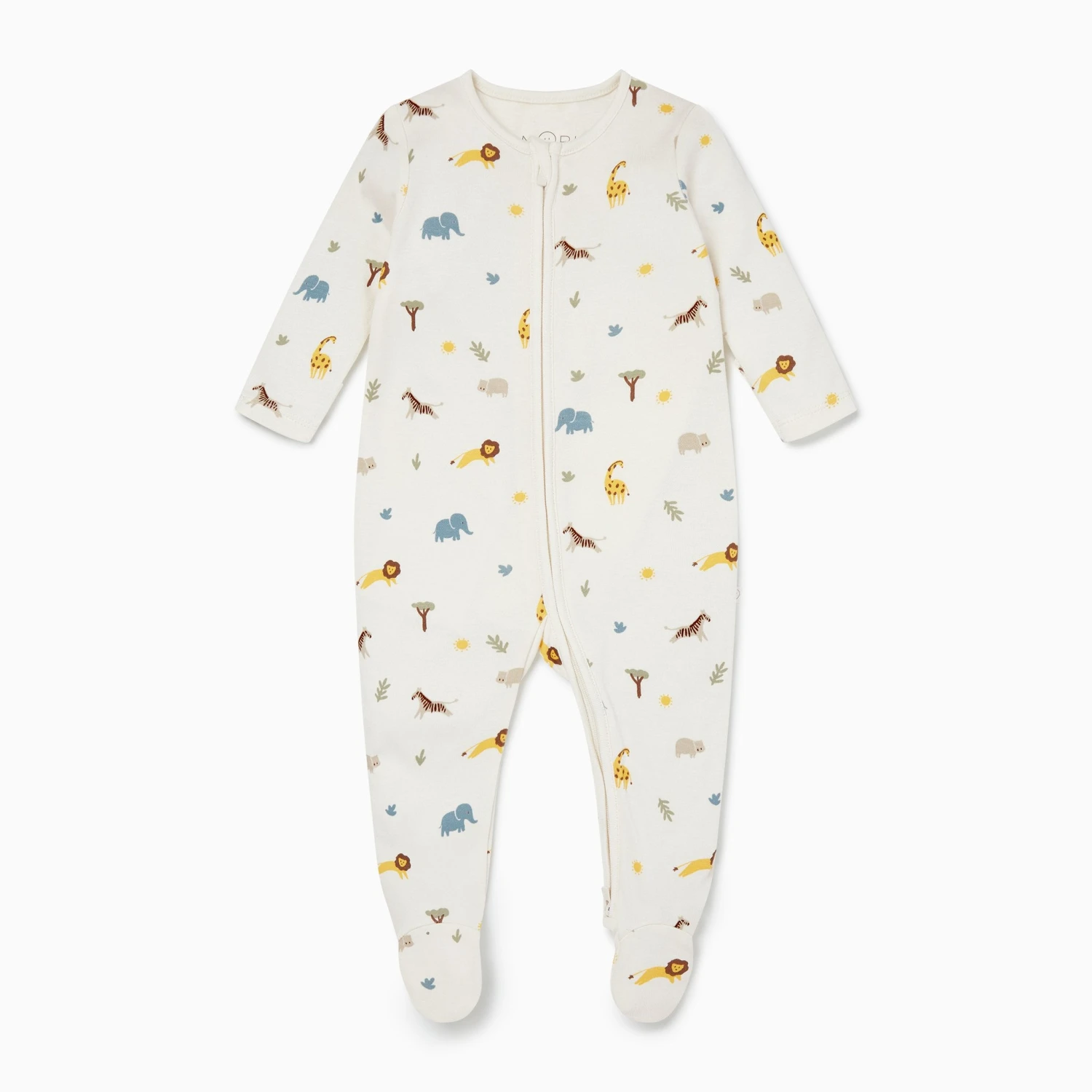 Safari Clever Zip Baby Pajamas 4 Safari Clever Zip Baby Pajamas - Image 2
