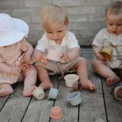 Mushie Stacking Cups Toy -Baby Clothing Shop staching cups