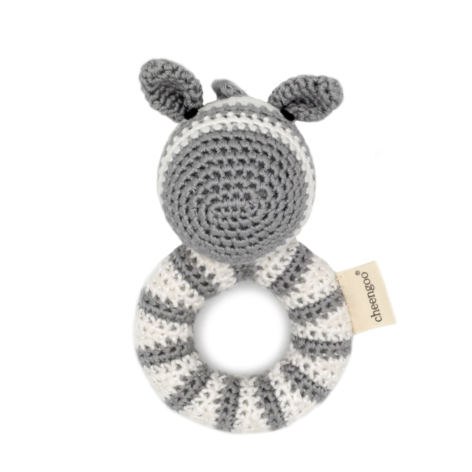 Cheengoo Zebra Ring Rattle 3 Cheengoo Zebra Ring Rattle